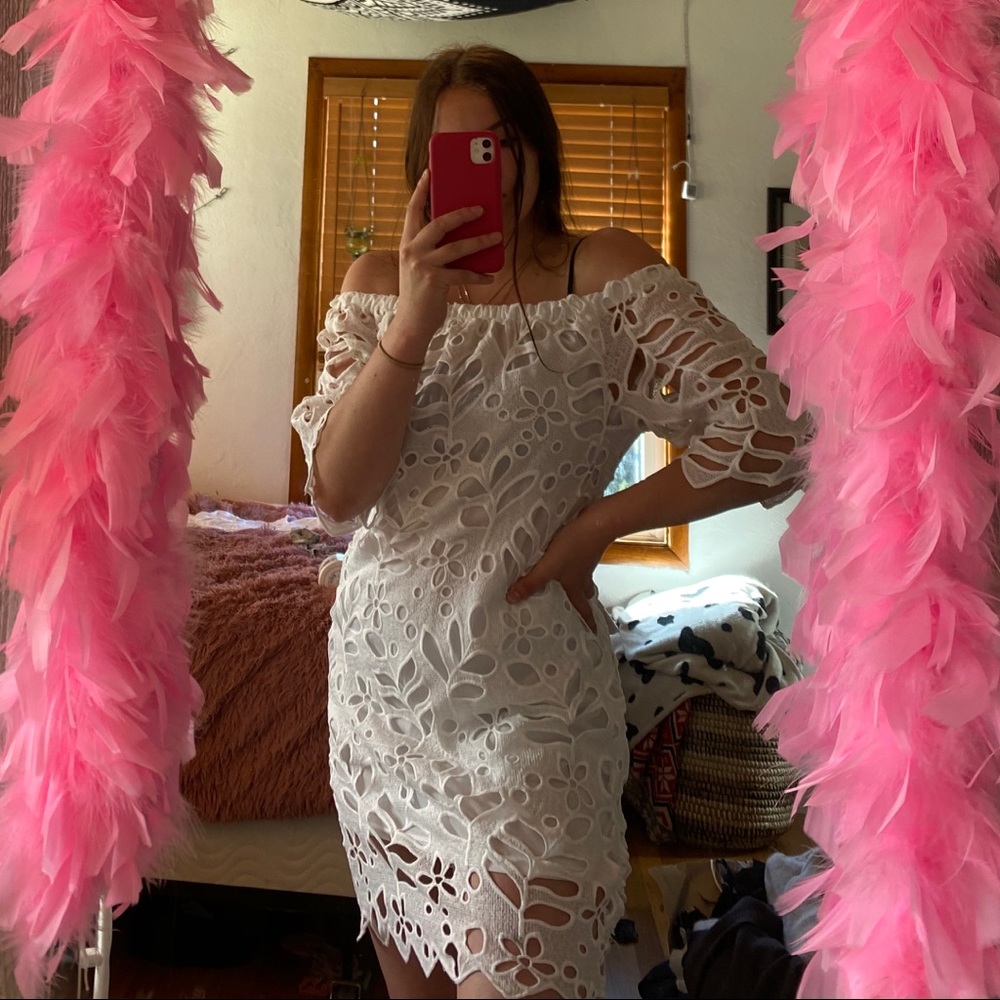 White dress